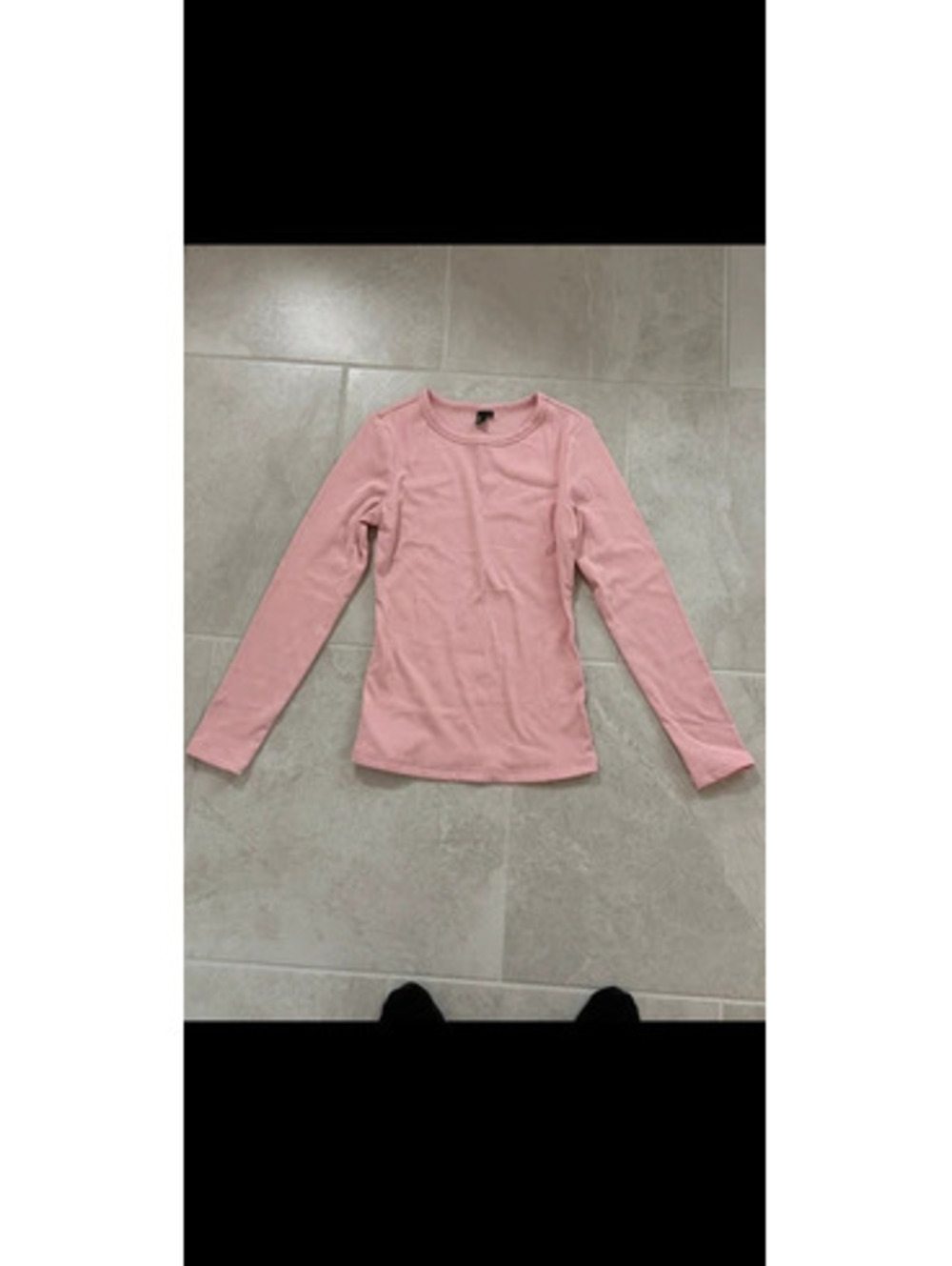 Pink long sleeve top